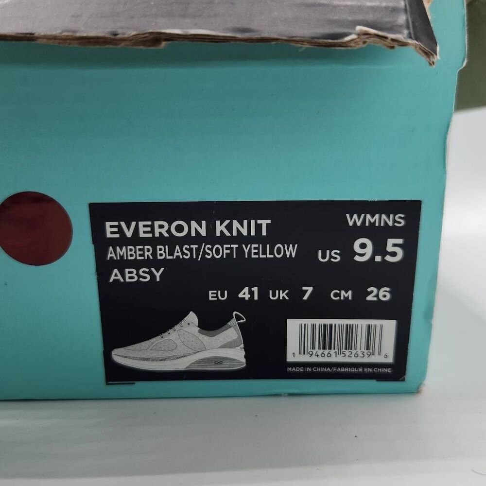Cherokee Infinity Everon Knit shoes in Amber Blast/Soft Yellow Women's Size 9.5 - Picture 8 of 8